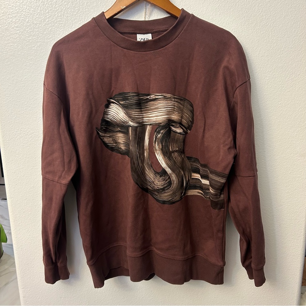 Brown Zara sweatshirt